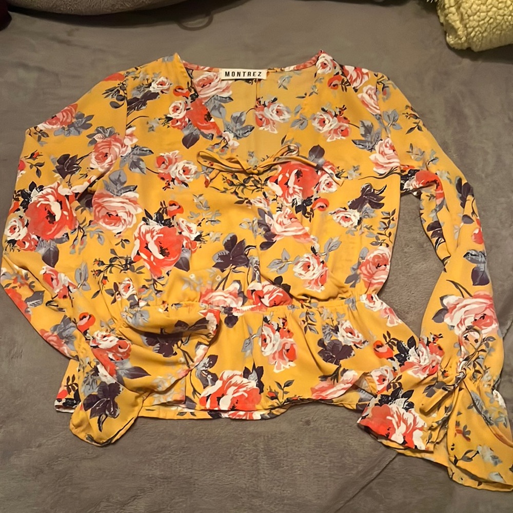 Montrez Floral Blouse